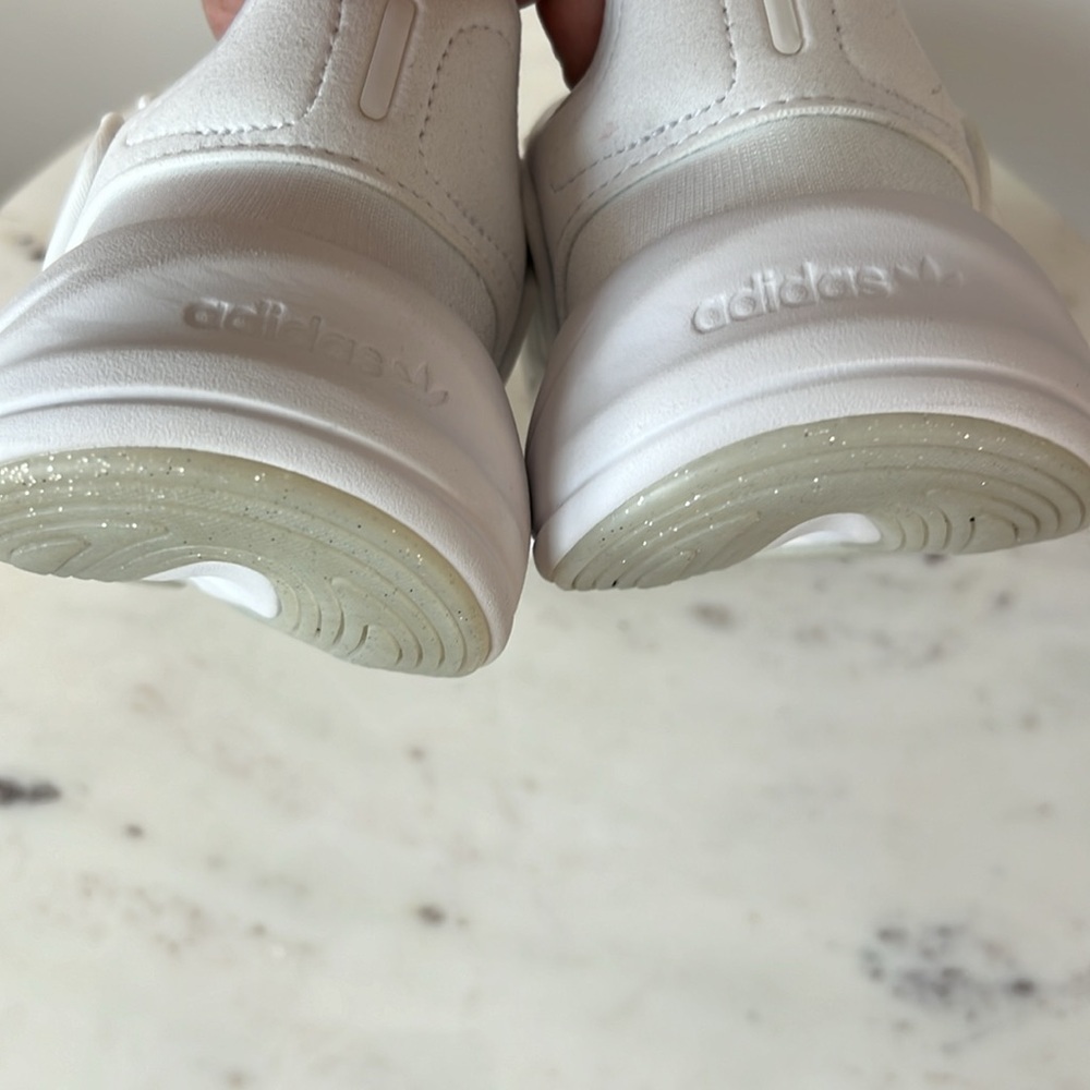 adidas White Women's Sneakers - Picture 9 of 12